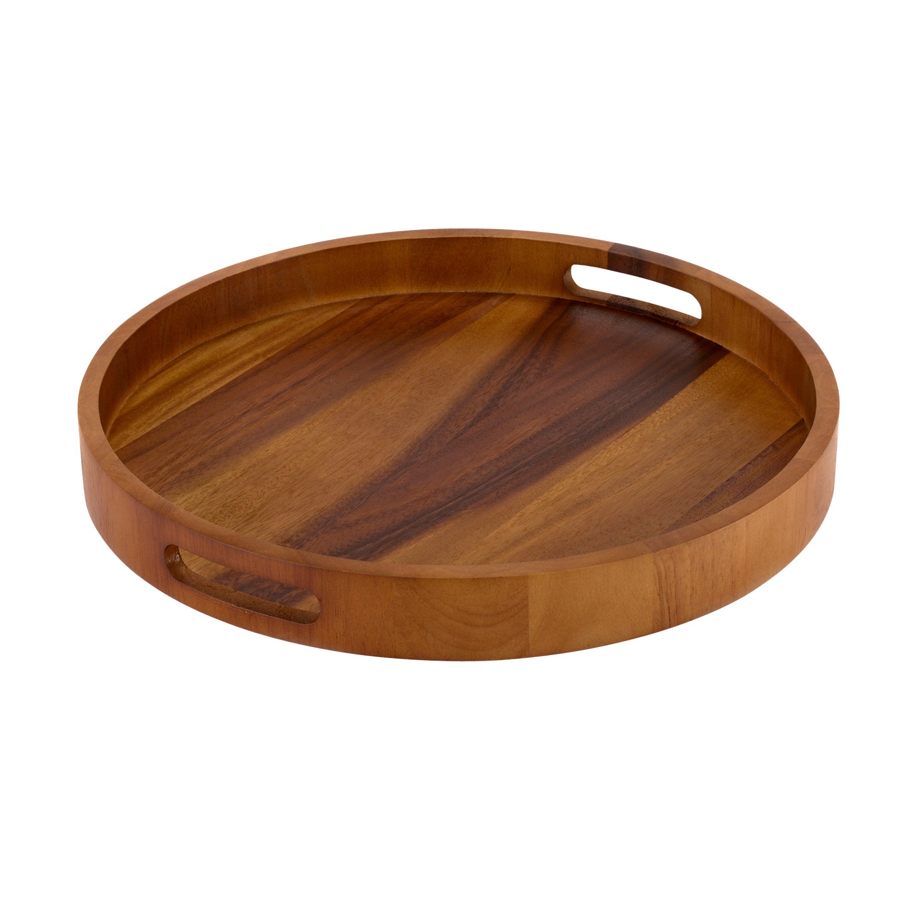 Round Serving Trays - Solid Bottom by Kalmar Home - main product image for Resin Society