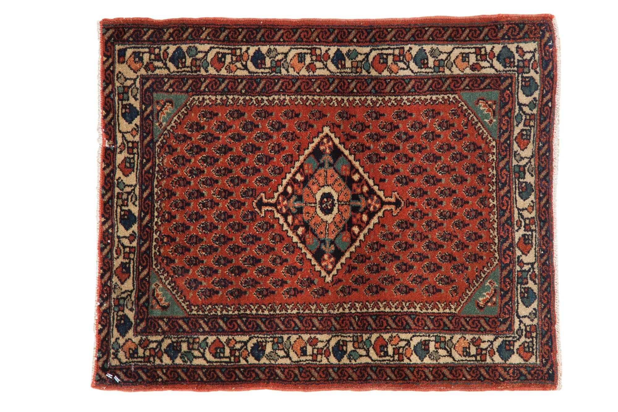 2x2.5 Vintage Engelas Square Rug Mat by Old New House® - main product image for Resin Society