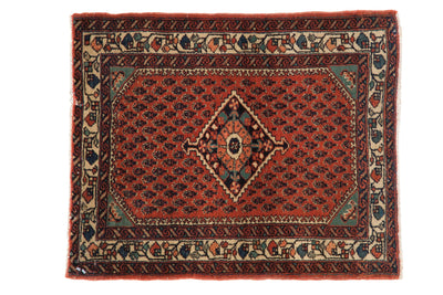 2x2.5 Vintage Engelas Square Rug Mat by Old New House® - main product image for Resin Society