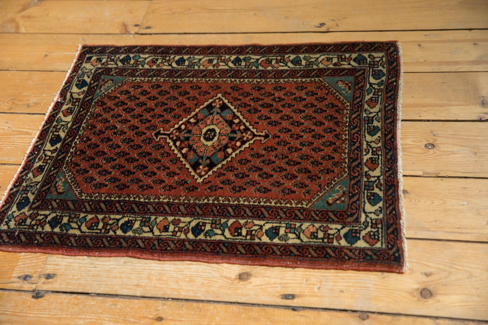 2x2.5 Vintage Engelas Square Rug Mat by Old New House® - product image 3 for Resin Society