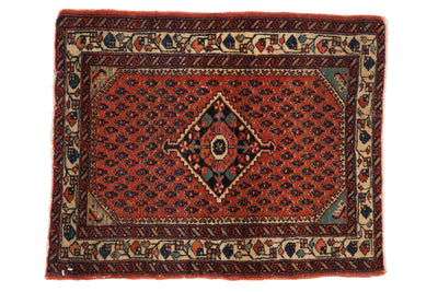 2x2.5 Vintage Engelas Square Rug Mat by Old New House® - main product image for Resin Society