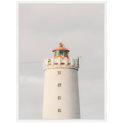 Sylvie Grotta Lighthouse Iceland Framed Canvas by Crystal Lynn Collins