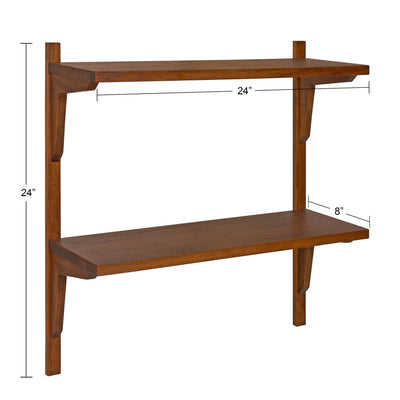 Meridien Wood Wall Shelf by kateandlaurel - product image 20 for Resin Society