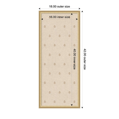 Pinboard Beige Botanical Block Print