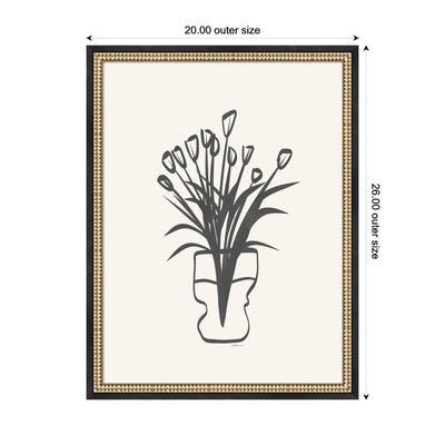 Tulips by Gabrielly Guedes Framed Wall Art Print