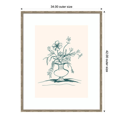 Framed Art Summer Stems by Kate Aurelia Holloway