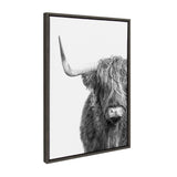 Sylvie Highland Cow Framed Canvas by kateandlaurel - product image 12 for Resin Society
