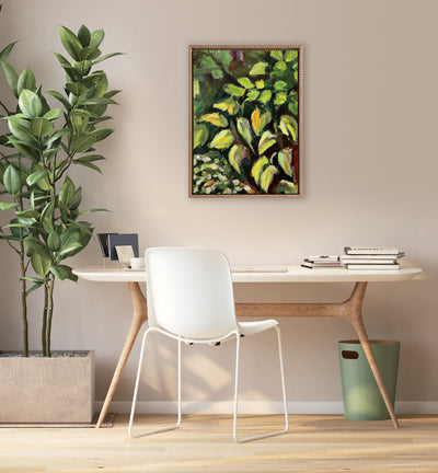 Sylvie Blank Framed Canvas 18x24