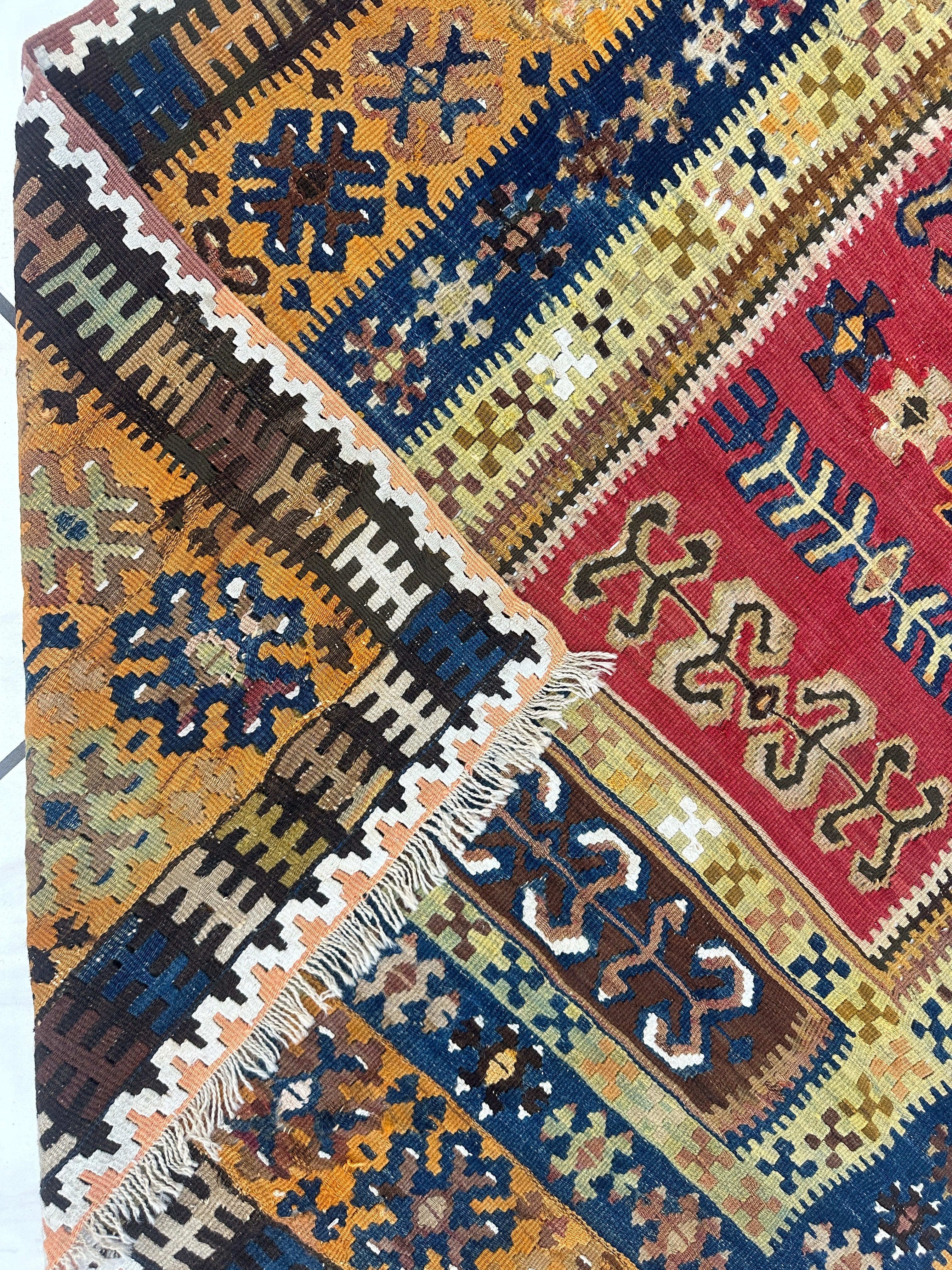 Antique Anatolian Wool Prayer Rug 4’ x 6’6” by Rugistan - product image 9 for Resin Society