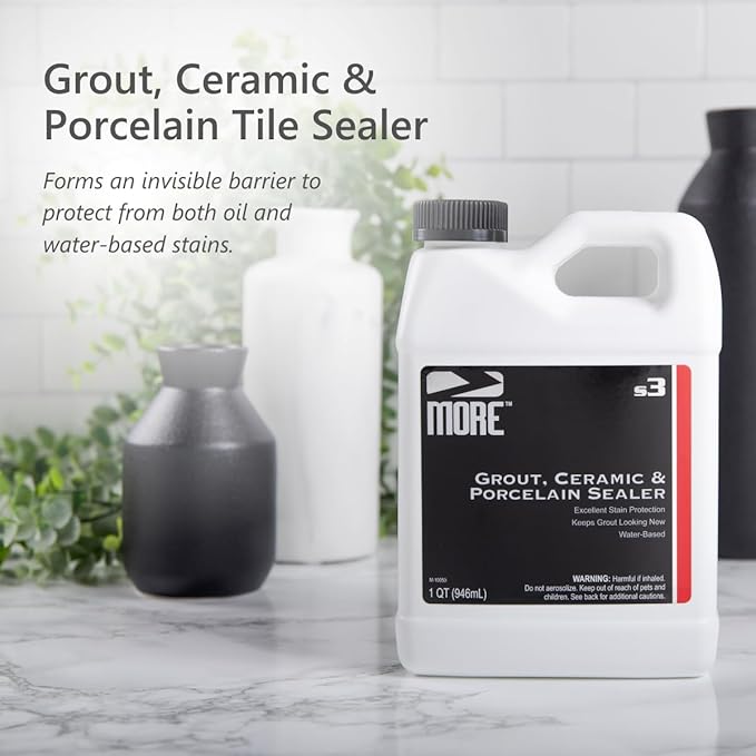MORE® Grout, Ceramic & Porcelain Sealer by MORE Surface Care - product image 2 for Resin Society