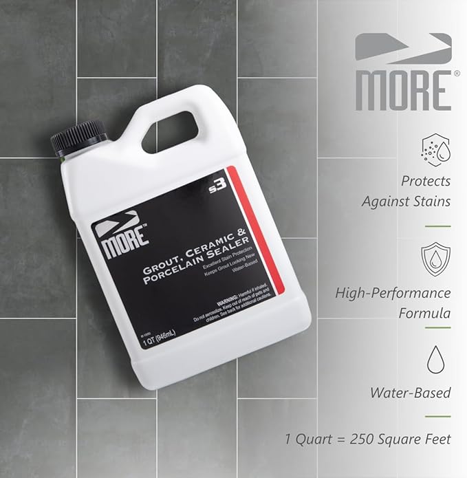 MORE® Grout, Ceramic & Porcelain Sealer by MORE Surface Care - product image 4 for Resin Society