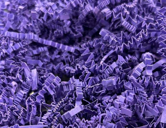 10lb Purple Crinkle Paper Shredded Paper