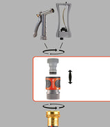 Premium Metal 5 Piece Quick Connect Starter Set