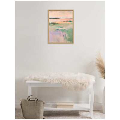 Sylvie Pastel Horizon II Framed Canvas
