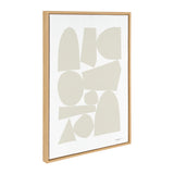 Sylvie Constructed II Neutral Framed Canvas