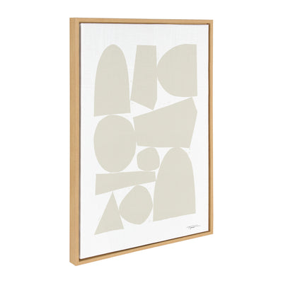 Sylvie Constructed II Neutral Framed Canvas