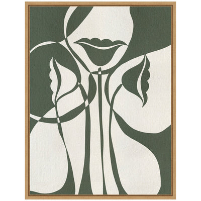 Sylvie Bound by Beauty 5 Framed Canvas by Shatha Al Dafai