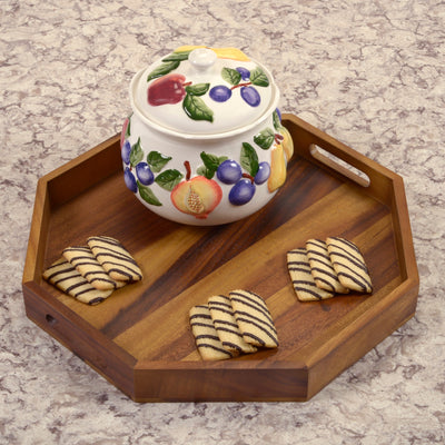 Octagon Serving Trays - Solid Bottom by Kalmar Home - product image 4 for Resin Society