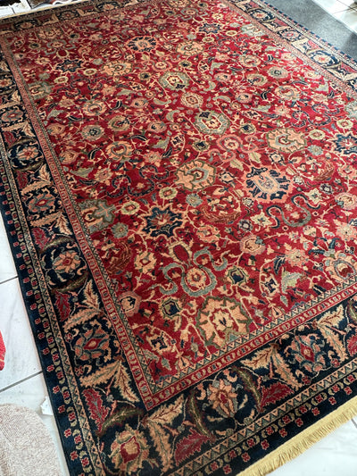 Karastan Samovar Teawash Wool Rug – 8’8” x 12’ – Vintage Elegance by Rugistan - product image 5 for Resin Society