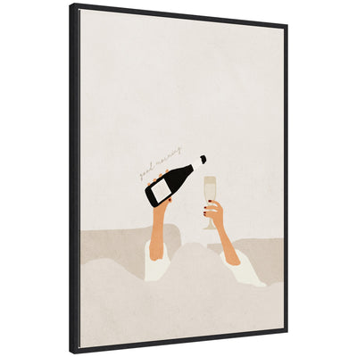 Sylvie Good Morning Art Print Framed Canvas by July Art Prints