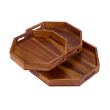 Octagon Serving Trays - Solid Bottom by Kalmar Home - product image 5 for Resin Society