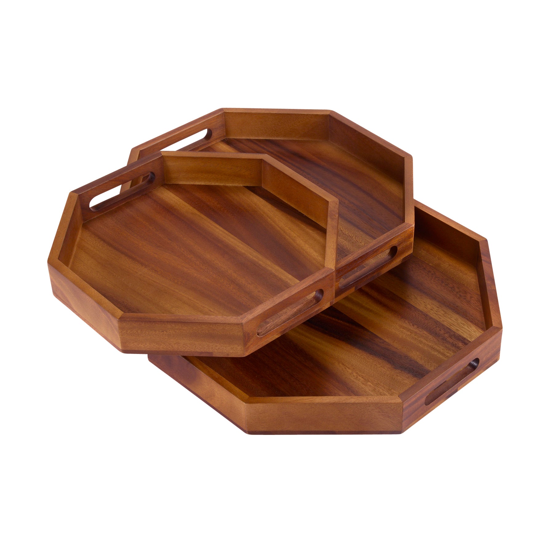 Octagon Serving Trays - Solid Bottom by Kalmar Home - product image 5 for Resin Society