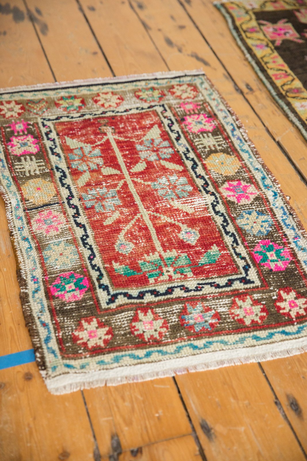 1.5x2.5 Vintage Distressed Oushak Rug Mat by Old New House® - product image 3 for Resin Society