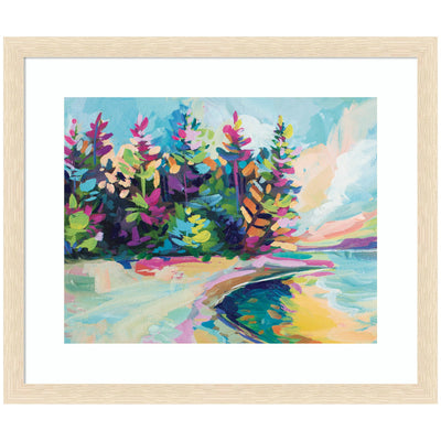 Framed Art Saturday In Door County by Rachel Christopoulous