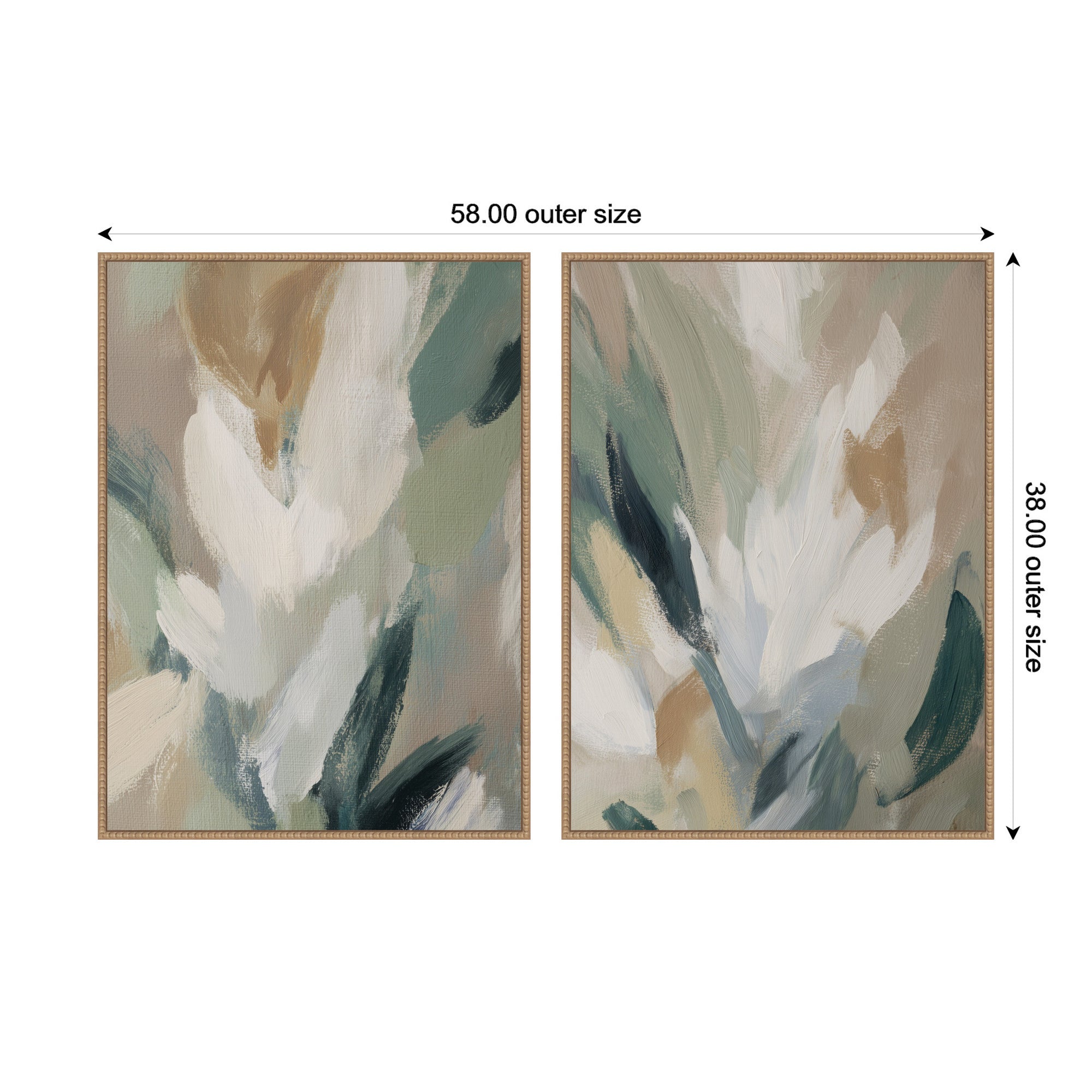 Plant Form No.
1 & No.
2 2 Piece Framed Canvas Wall Art Set by Amy Lighthall