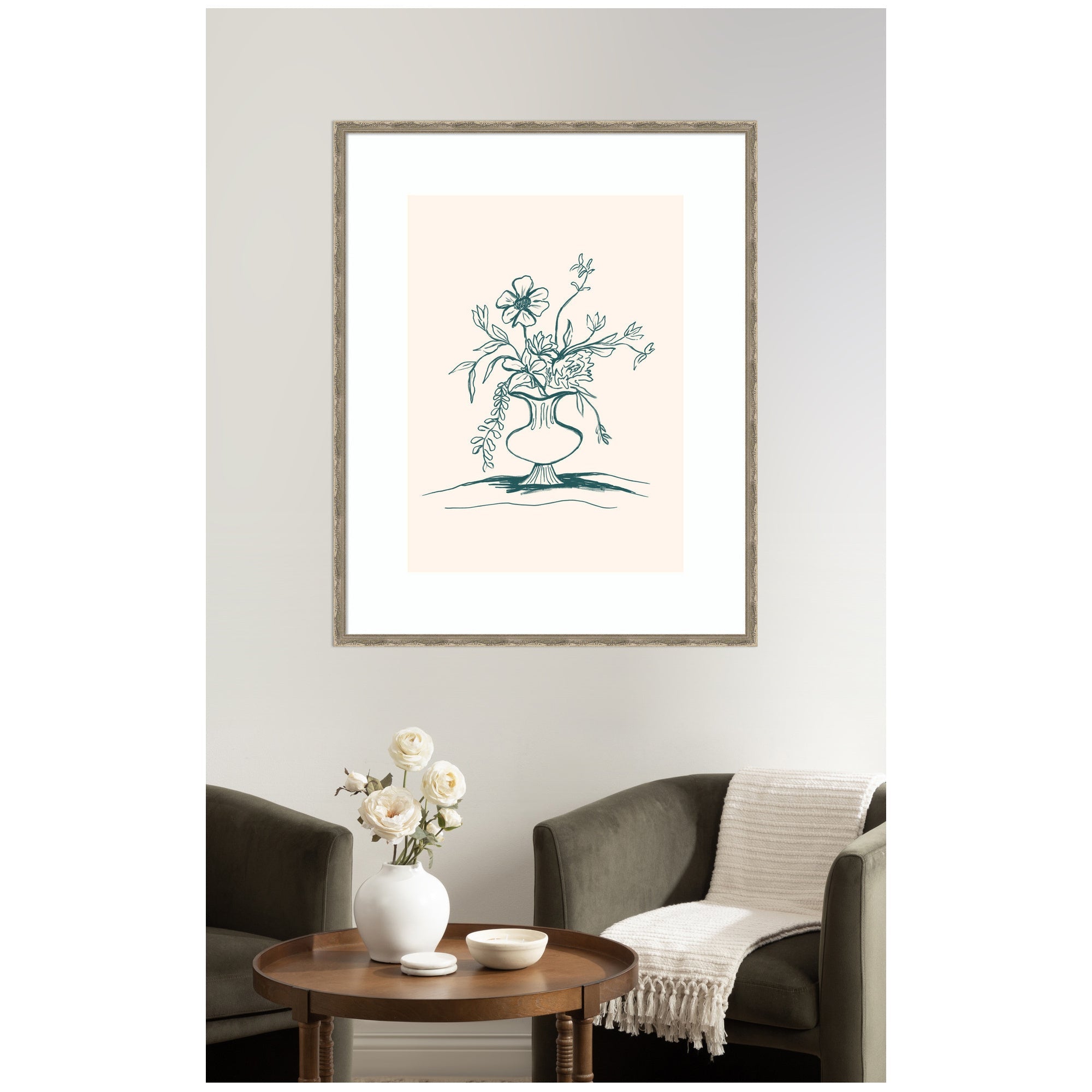 Framed Art Summer Stems by Kate Aurelia Holloway