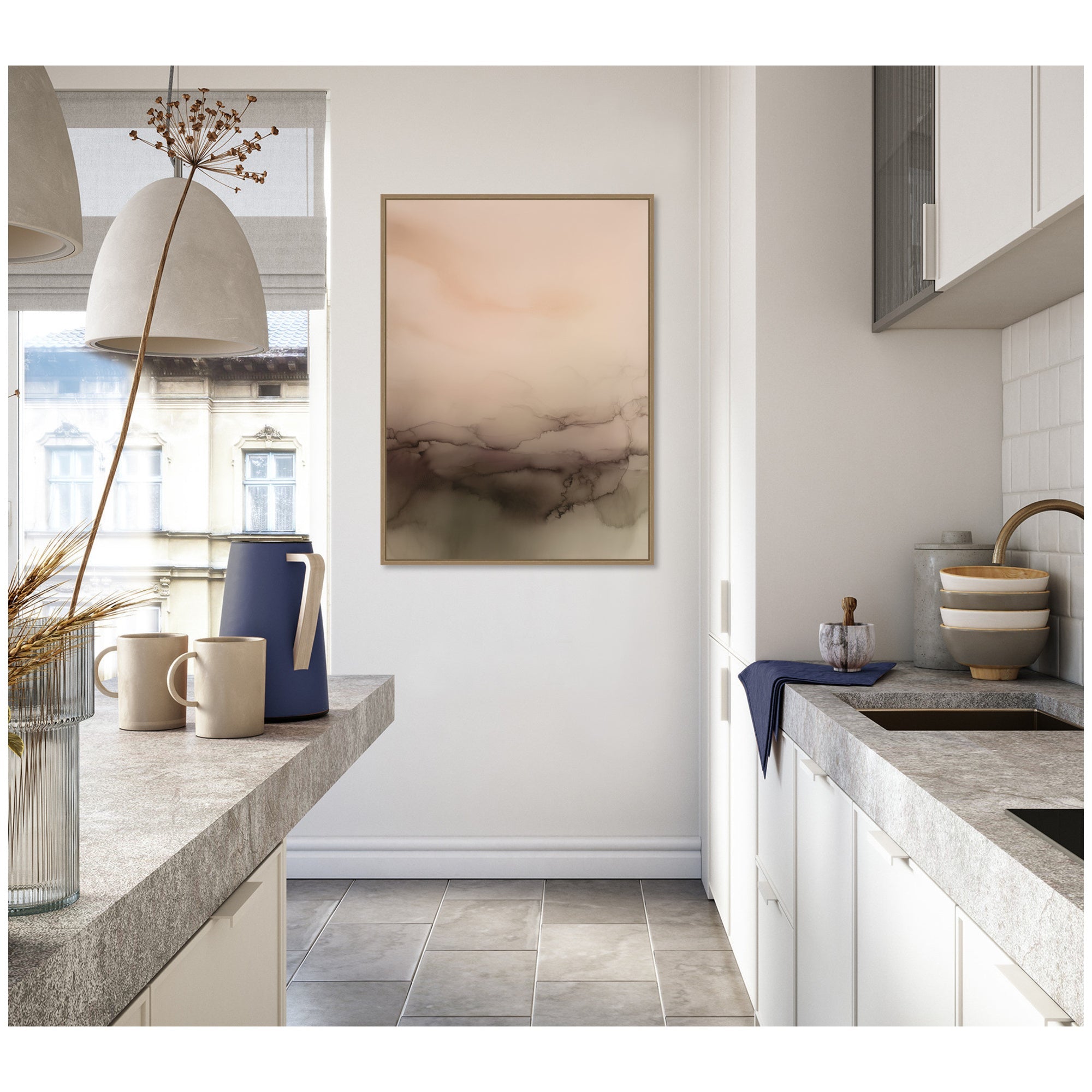 Dawn No.
3 by Amy Lighthall Framed Canvas Wall Art Print
