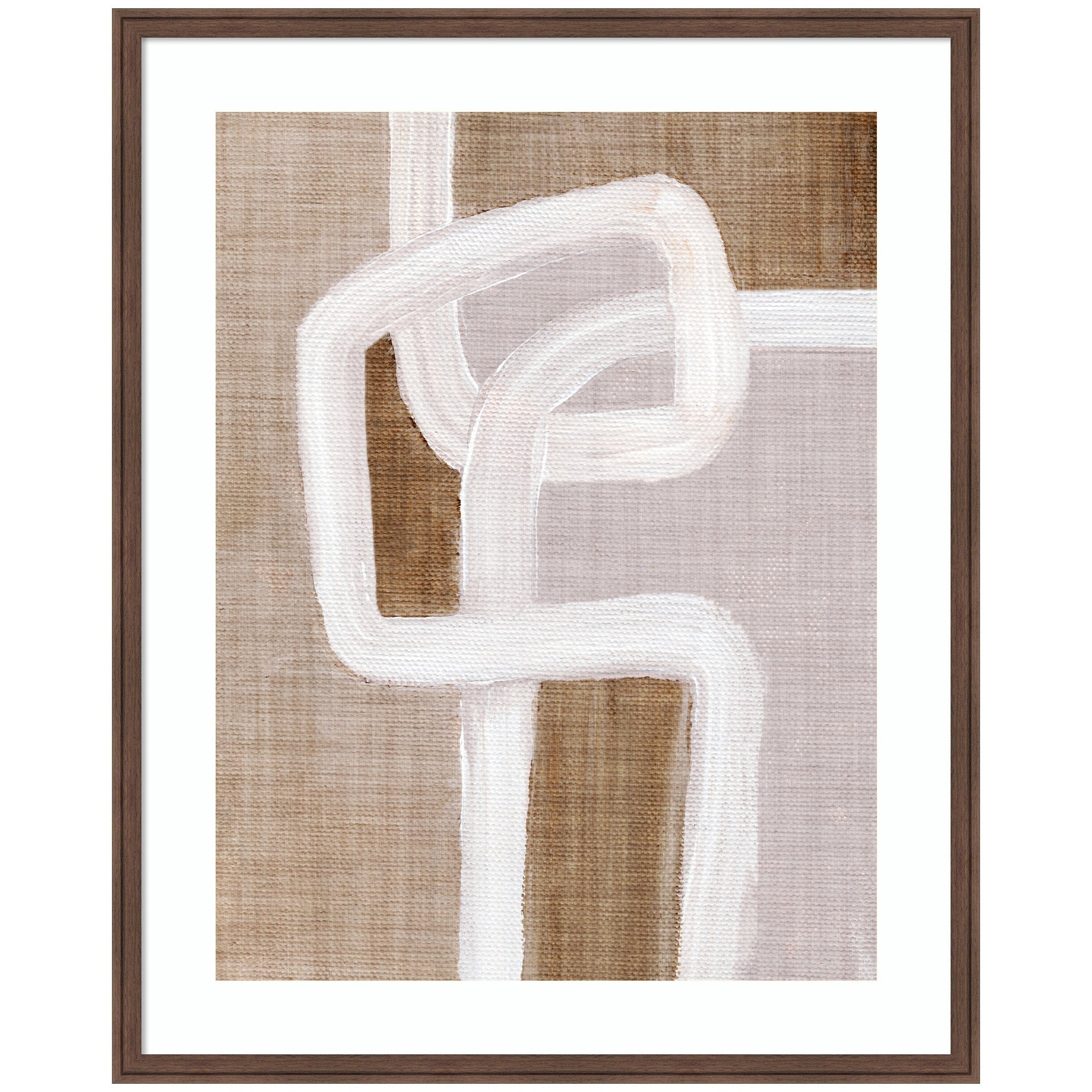 Framed Art rhythmic lines l by Nikita Jariwala