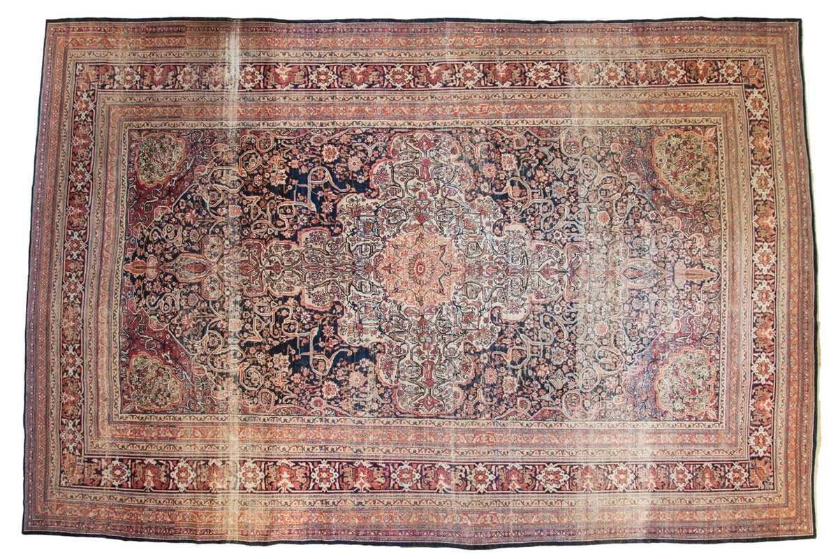 10.5x16.5 Antique Kermanshah Carpet by Old New House® - main product image for Resin Society