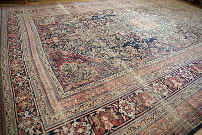 10.5x16.5 Antique Kermanshah Carpet by Old New House® - product image 14 for Resin Society