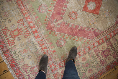 6x9 Vintage Distressed Oushak Carpet by Old New House® - product image 2 for Resin Society