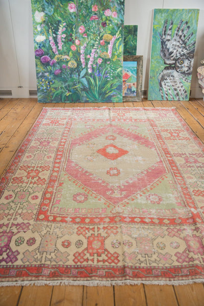 6x9 Vintage Distressed Oushak Carpet by Old New House® - product image 5 for Resin Society