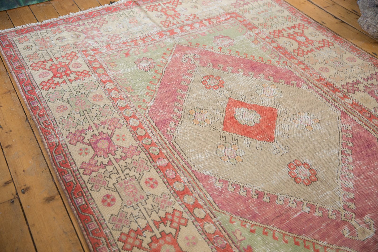 6x9 Vintage Distressed Oushak Carpet by Old New House® - product image 8 for Resin Society