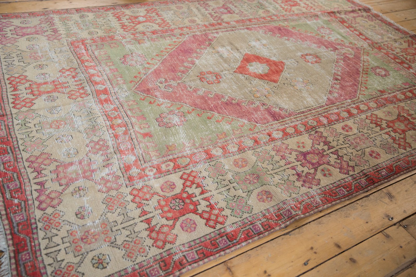 6x9 Vintage Distressed Oushak Carpet by Old New House® - product image 10 for Resin Society