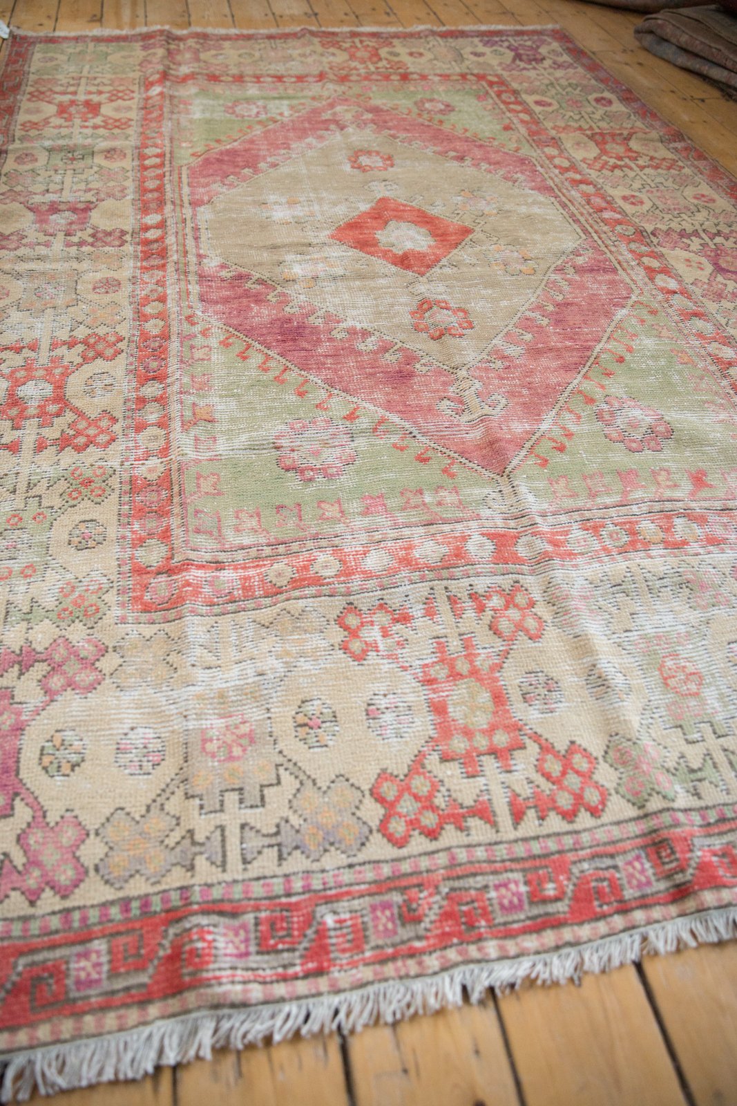 6x9 Vintage Distressed Oushak Carpet by Old New House® - product image 12 for Resin Society