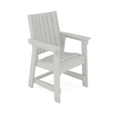 SoPoly Callaway Outdoor Dining Chair in multiple colors on a patio