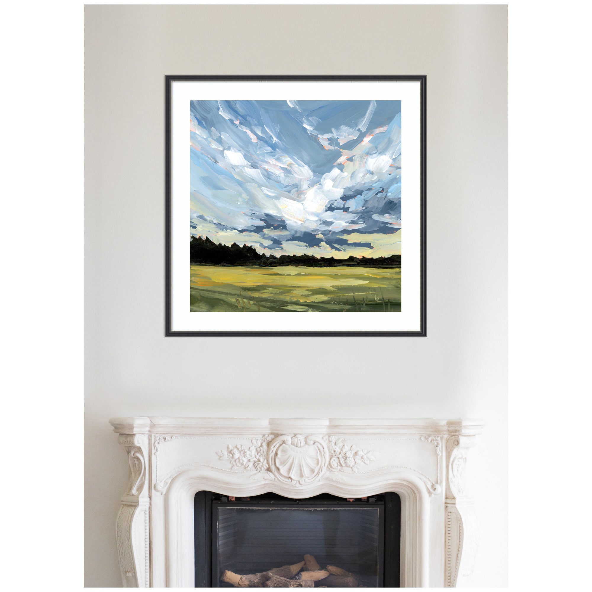 Framed Art Before The Storm by Emily Kenney