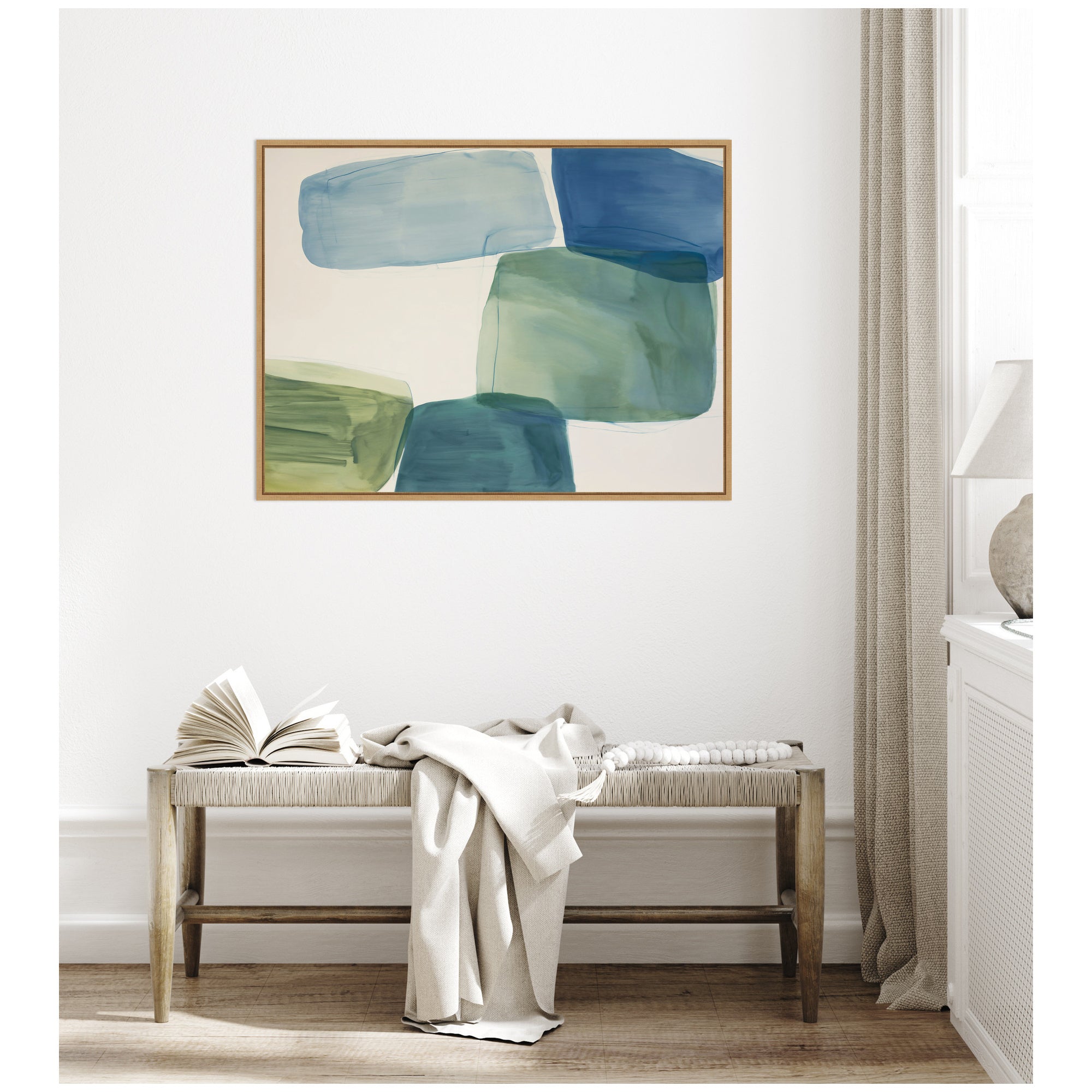 Coastal Calm No.
2 by Amy Lighthall Framed Canvas Wall Art Print
