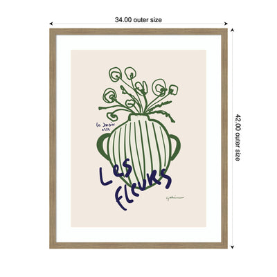 Le Jardin by Gabrielly Guedes Framed Wall Art Print
