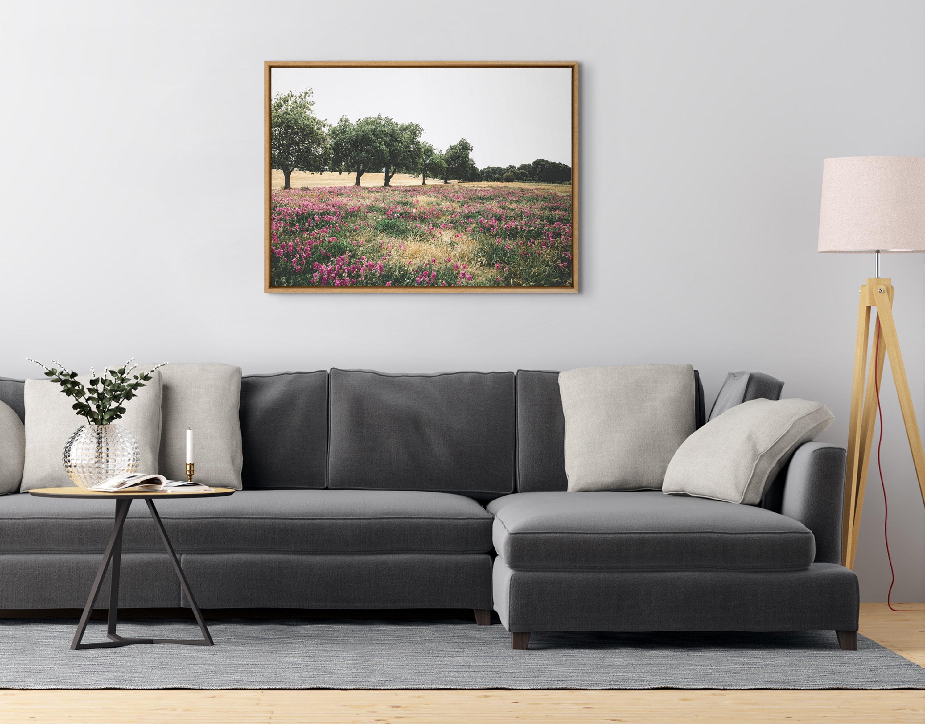 Sylvie Summer Lovin Framed Canvas by Patricia Hasz