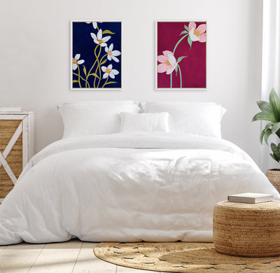 Sylvie Spring Beauties Framed Canvas by Emma Daisy