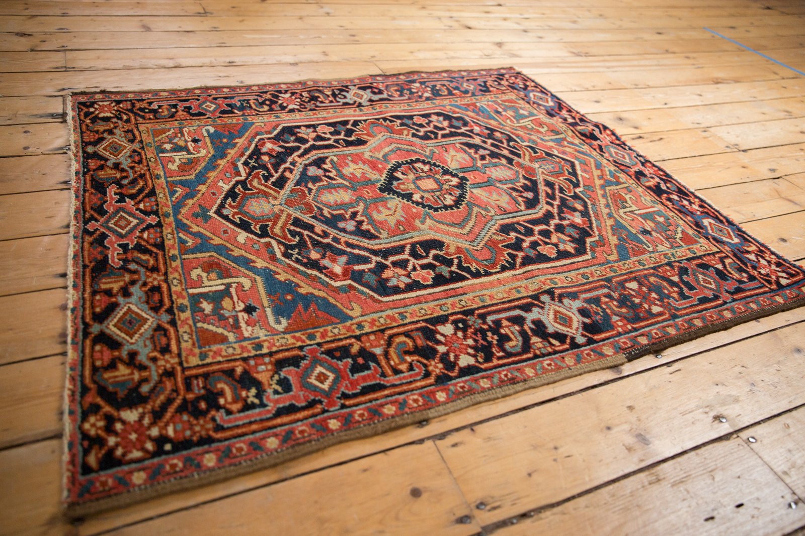 3.5x4.5 Vintage Heriz Square Rug by Old New House® - product image 5 for Resin Society