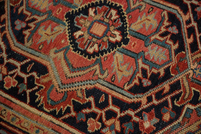 3.5x4.5 Vintage Heriz Square Rug by Old New House® - product image 12 for Resin Society