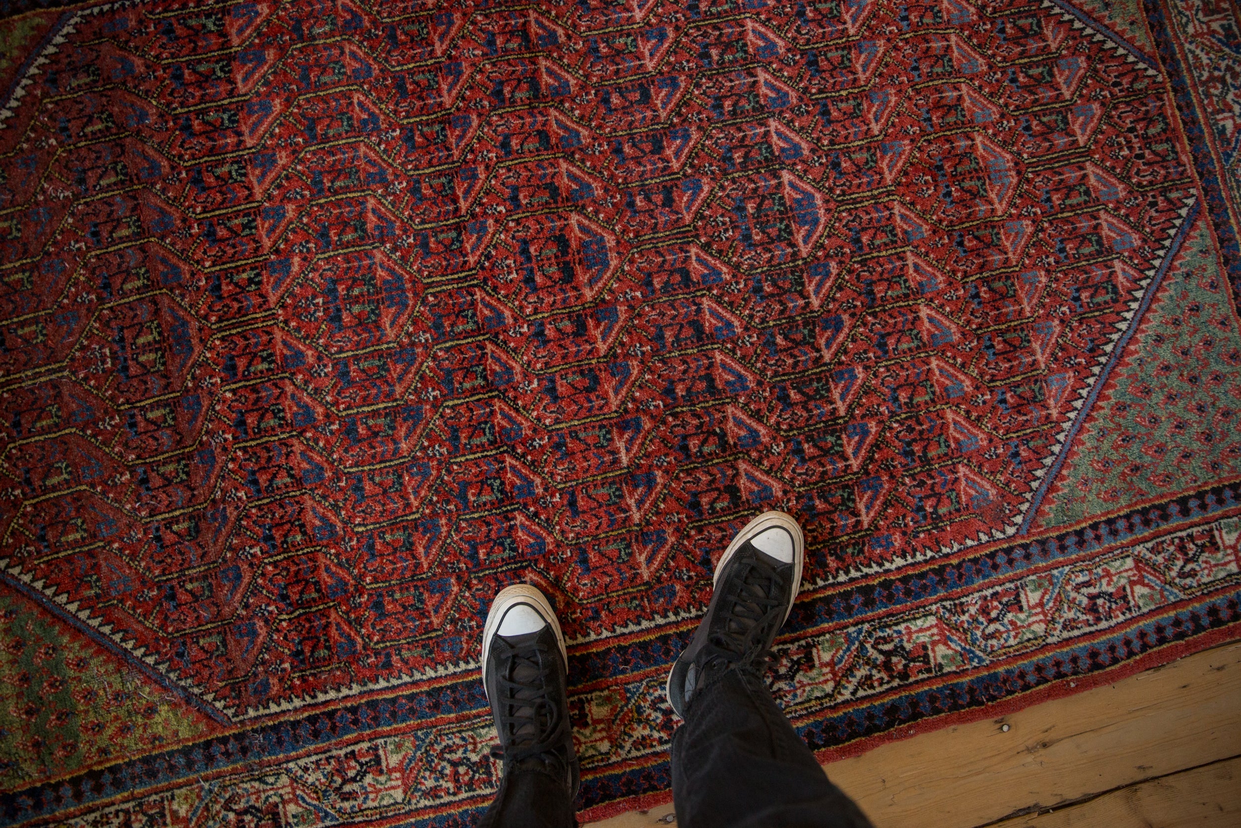 4.5x7 Vintage Arak Sarouk Rug by Old New House® - product image 2 for Resin Society