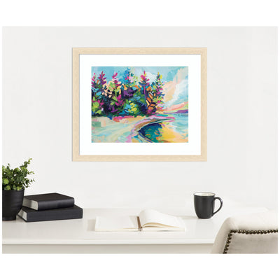 Framed Art Saturday In Door County by Rachel Christopoulous