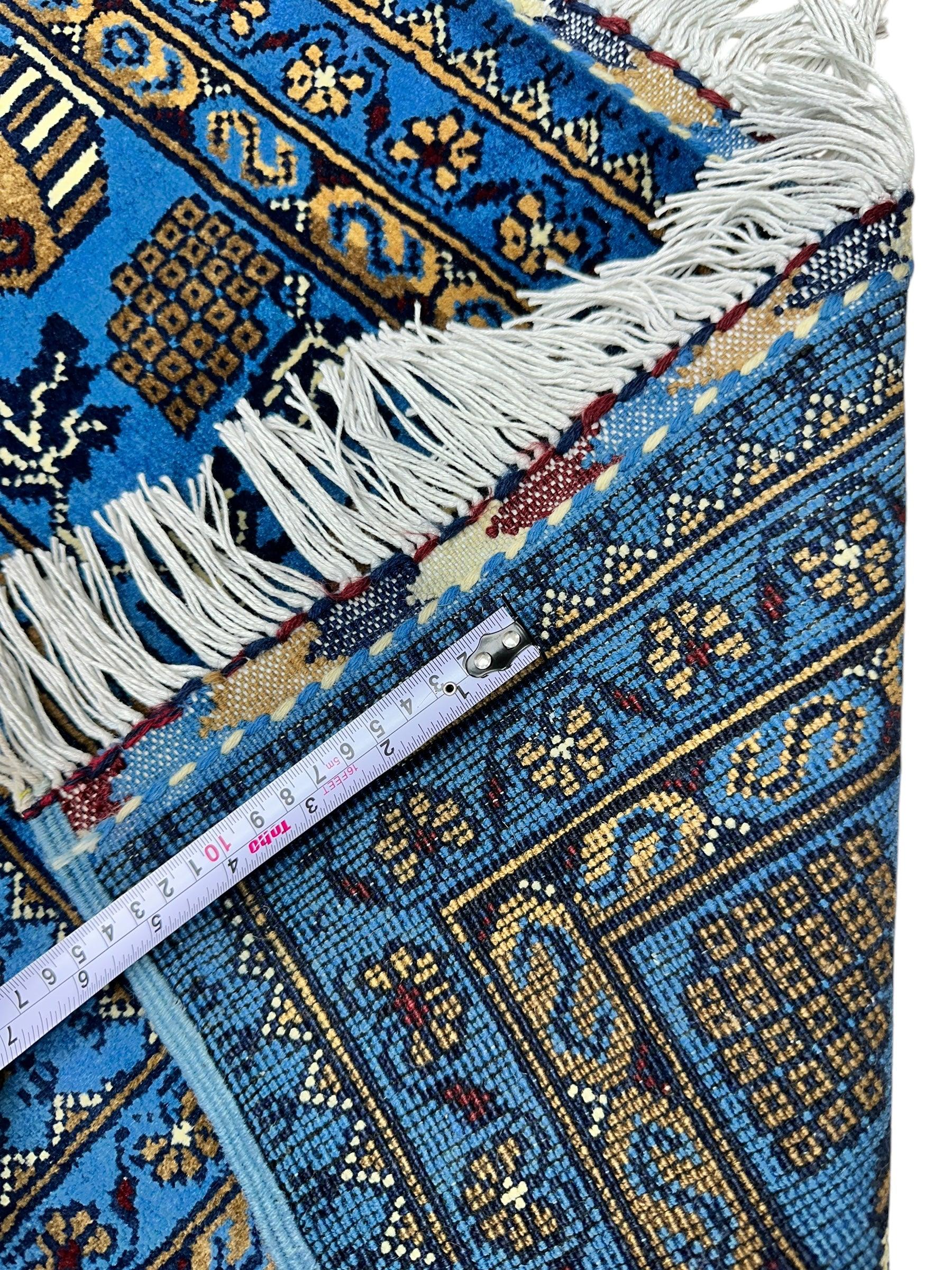 Hand-Knotted Zerkhaki Afghan Wool Area Rug – 6'6" x 10' by Rugistan - product image 7 for Resin Society